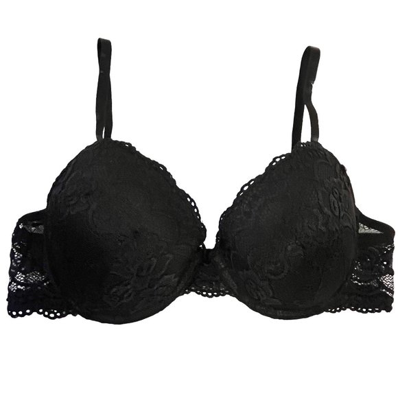 Laura Ashley Other - Laura Ashley Black Lace Bra 38C NWOT